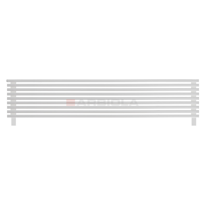 Arbiola Gorizont Compact HZ 2000-63-09 секции белый горизонтальный радиатор c боковым подключением с ножками Arbiola Gorizont Compact HZ 2000-63-09 секции белый горизонтальный радиатор c боковым подключением с ножками
