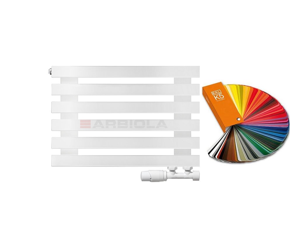 Arbiola Gorizont Ritmo V 500-40-06 секции цветной горизонтальный радиатор c нижним подключением Arbiola Gorizont Ritmo V 500-40-06 секции цветной горизонтальный радиатор c нижним подключением