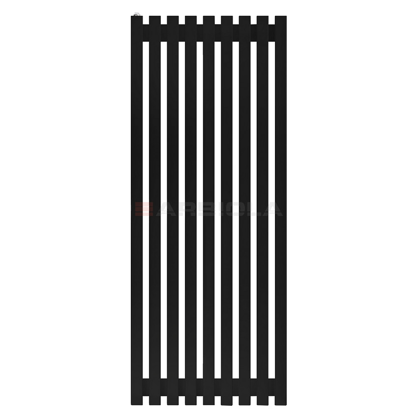  Arbiola Ritmo H 1200-40-09 секции черный вертикальный радиатор c боковым подключением