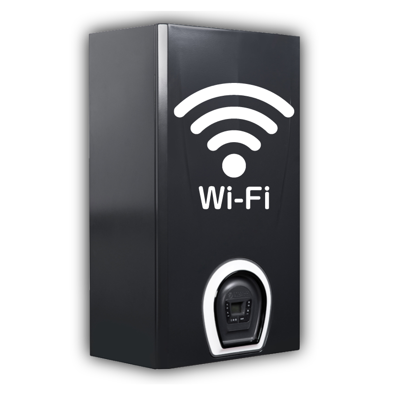 Federica Bugatti 24В VARME Black Котел газовый 1 контурный с дисплеем и встроенным WI-FI модулем Federica Bugatti 24В VARME Black Котел газовый 1 контурный с дисплеем и встроенным WI-FI модулем