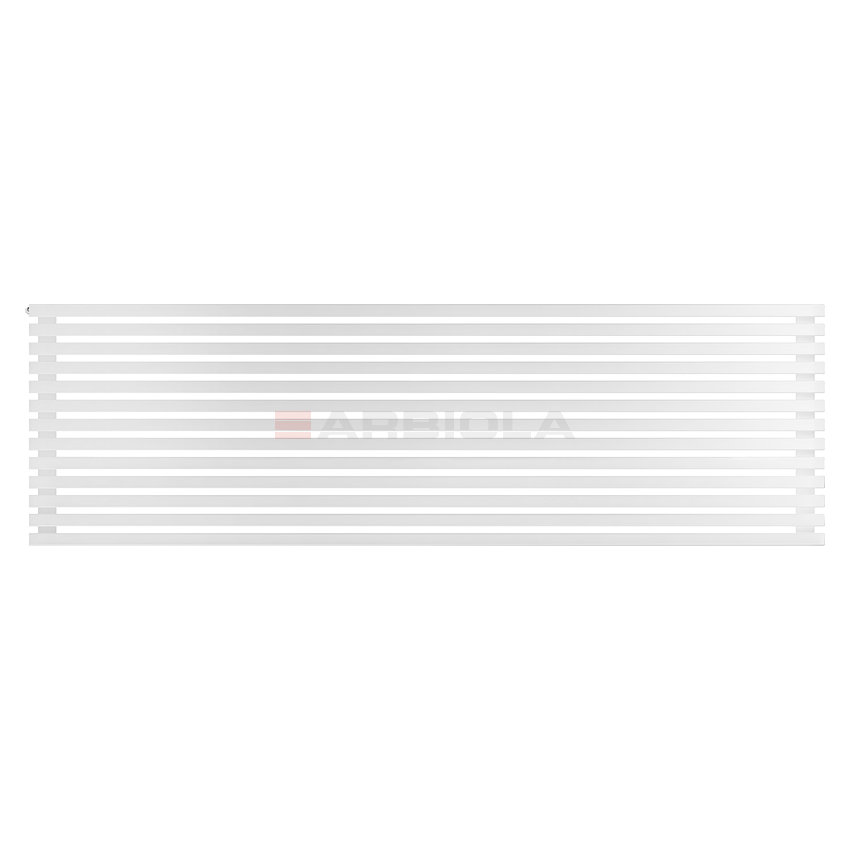 Arbiola Gorizont Ritmo H 2500-40-13 секций белый горизонтальный радиатор c боковым подключением Arbiola Gorizont Ritmo H 2500-40-13 секций белый горизонтальный радиатор c боковым подключением