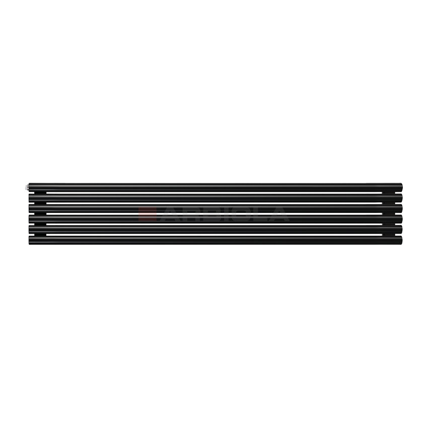 Arbiola Gorizont Iris H 1750-42-06 секции черный горизонтальный радиатор c боковым подключением Arbiola Gorizont Iris H 1750-42-06 секции черный горизонтальный радиатор c боковым подключением