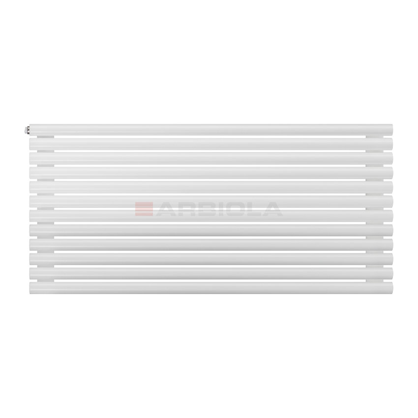 Arbiola Gorizont Iris H 1200-42-12 секции белый горизонтальный радиатор c боковым подключением Arbiola Gorizont Iris H 1200-42-12 секции белый горизонтальный радиатор c боковым подключением