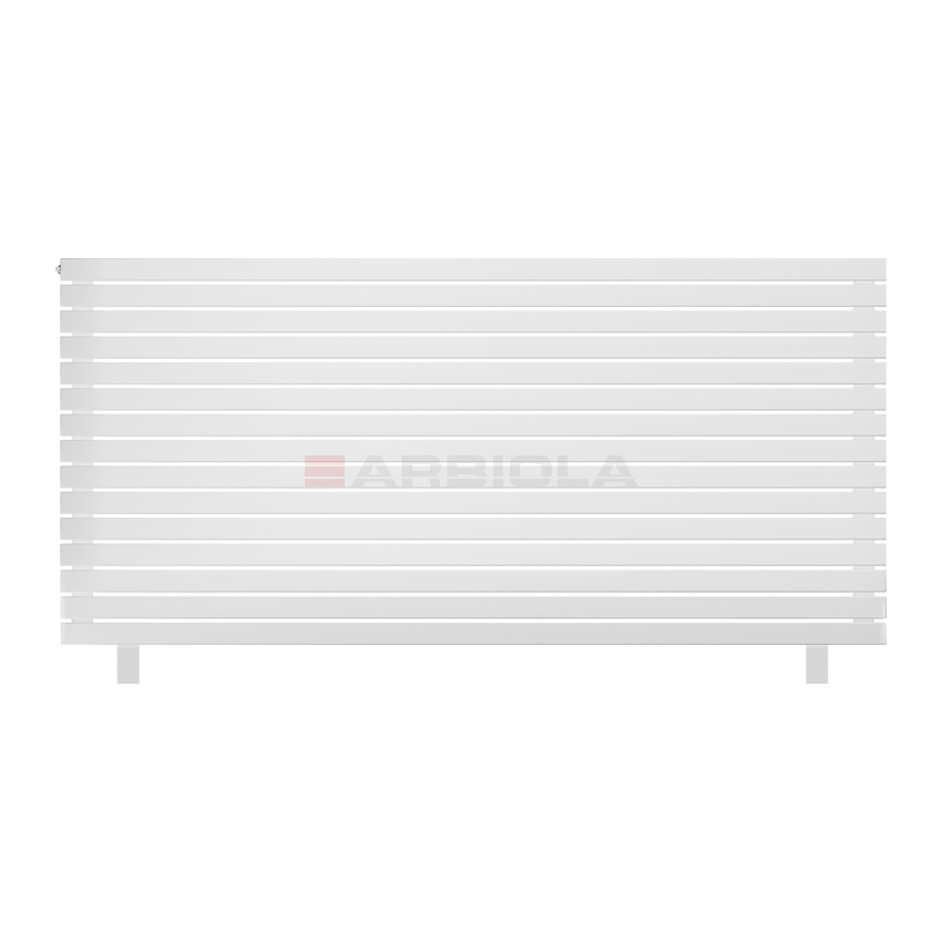 Arbiola Gorizont Liner HZ 2200-36-15 секции белый горизонтальный радиатор c боковым подключением с ножками