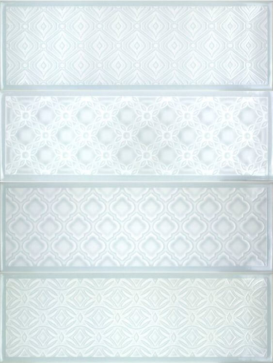 Fabresa Santorini Dark Ice 10x30 см настенная плитка