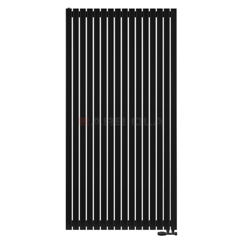 Arbiola Liner V 2200-36-16 секции черный вертикальный радиатор c нижним подключением Arbiola Liner V 2200-36-16 секции черный вертикальный радиатор c нижним подключением