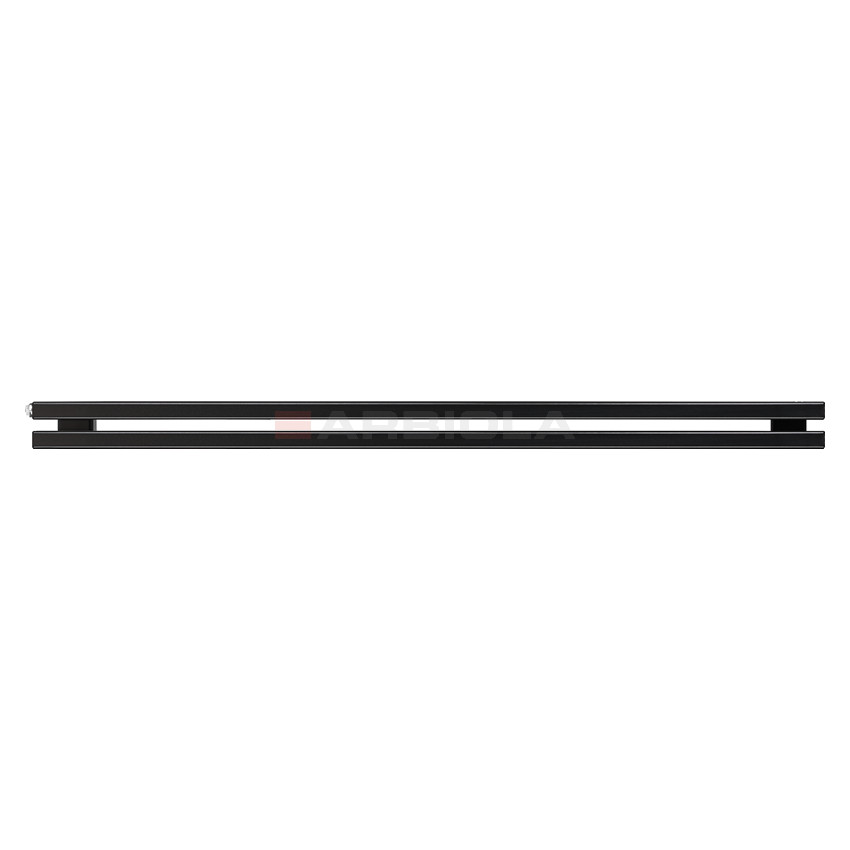 Arbiola Gorizont Compact H 1200-63-02 секции черный горизонтальный радиатор c боковым подключением Arbiola Gorizont Compact H 1200-63-02 секции черный горизонтальный радиатор c боковым подключением