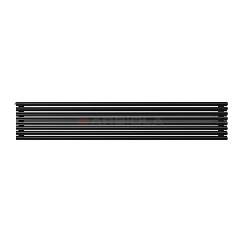 Arbiola Gorizont Iris H 2000-42-08 секции черный горизонтальный радиатор c боковым подключением Arbiola Gorizont Iris H 2000-42-08 секции черный горизонтальный радиатор c боковым подключением