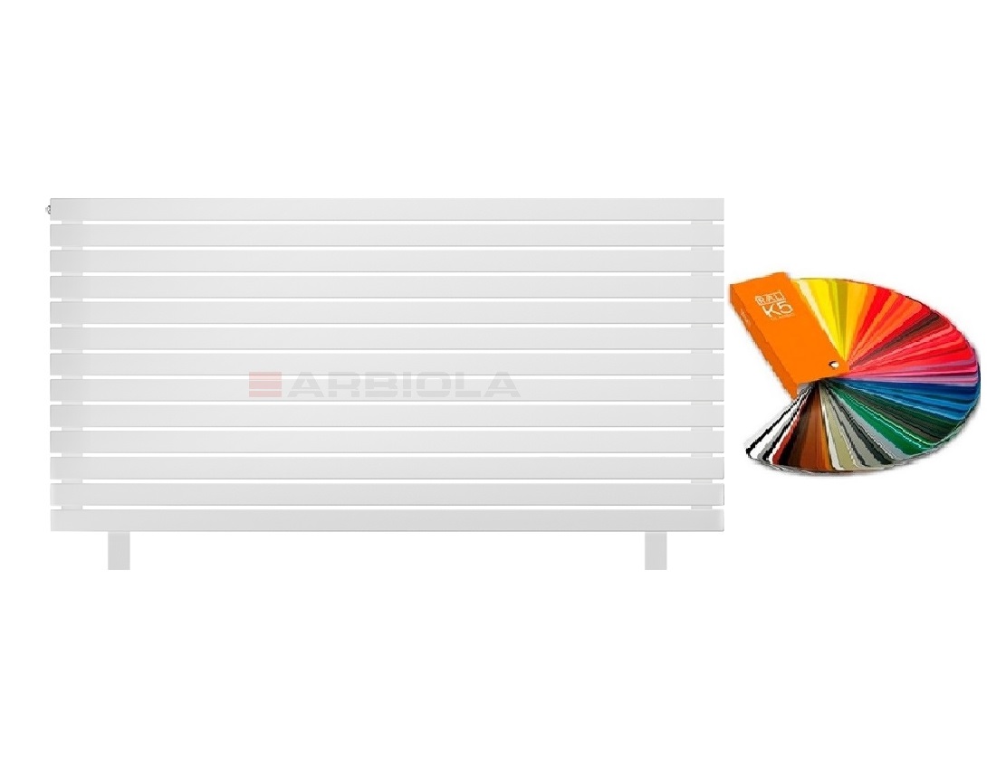 Arbiola Gorizont Liner HZ 1750-36-13 секции цветной горизонтальный радиатор c боковым подключением с ножками