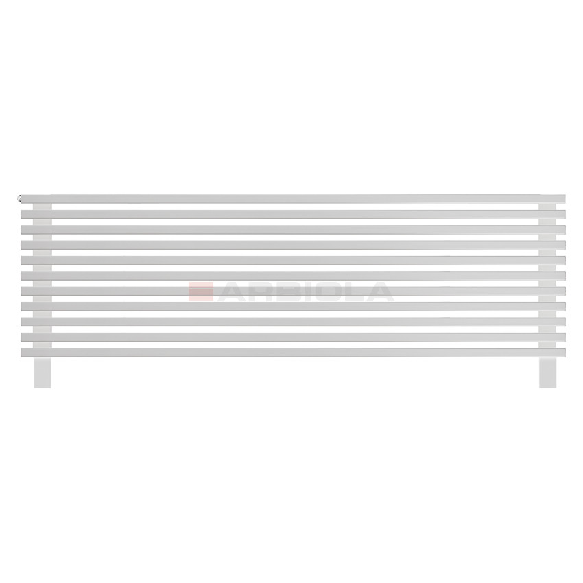 Arbiola Gorizont Compact HZ 1750-63-11 секции белый горизонтальный радиатор c боковым подключением с ножками Arbiola Gorizont Compact HZ 1750-63-11 секции белый горизонтальный радиатор c боковым подключением с ножками