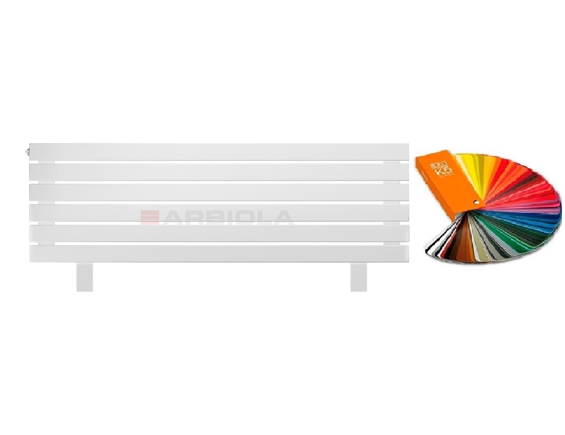Arbiola Gorizont Liner HZ 1200-63-06 секции цветной горизонтальный радиатор c боковым подключением с ножками Arbiola Gorizont Liner HZ 1200-63-06 секции цветной горизонтальный радиатор c боковым подключением с ножками