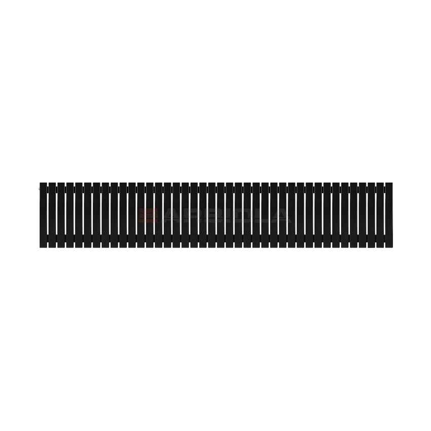 Arbiola Mono H 600-60-40 секции черный вертикальный радиатор c боковым подключением Arbiola Mono H 600-60-40 секции черный вертикальный радиатор c боковым подключением