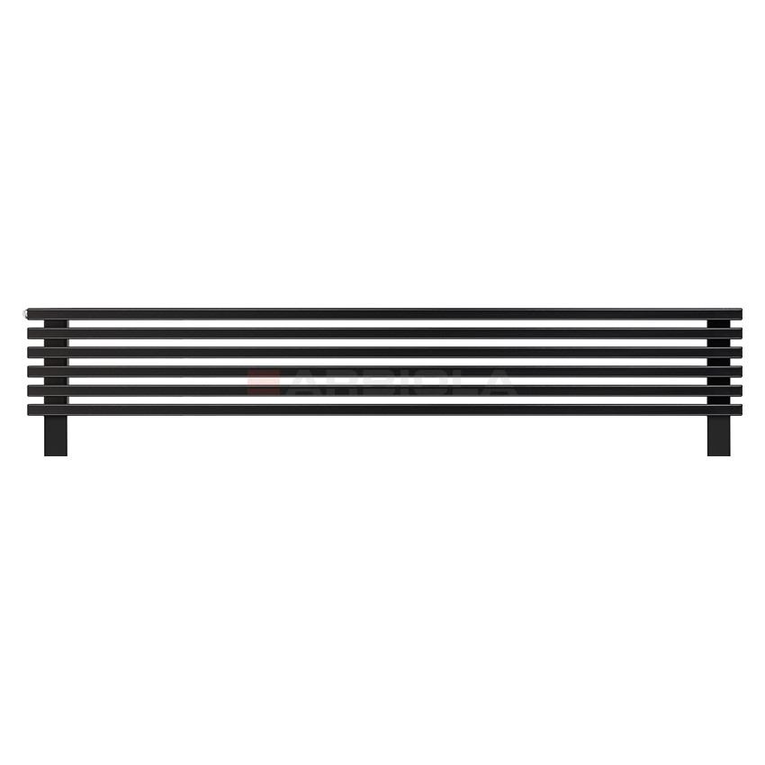 Arbiola Gorizont Compact HZ 1750-63-06 секции черный горизонтальный радиатор c боковым подключением с ножками