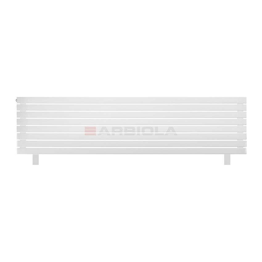 Arbiola Gorizont Liner HZ 2000-63-08 секции белый горизонтальный радиатор c боковым подключением с ножками Arbiola Gorizont Liner HZ 2000-63-08 секции белый горизонтальный радиатор c боковым подключением с ножками