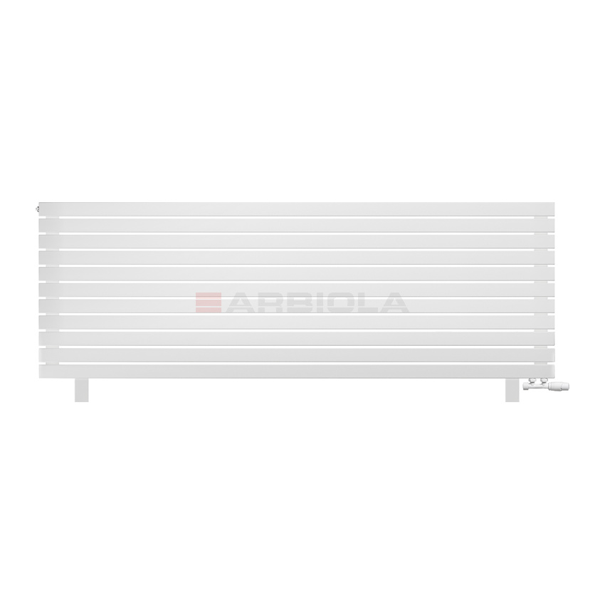 Arbiola Gorizont Liner VZ 2200-36-11 секции белый горизонтальный радиатор c нижним подключением с ножками