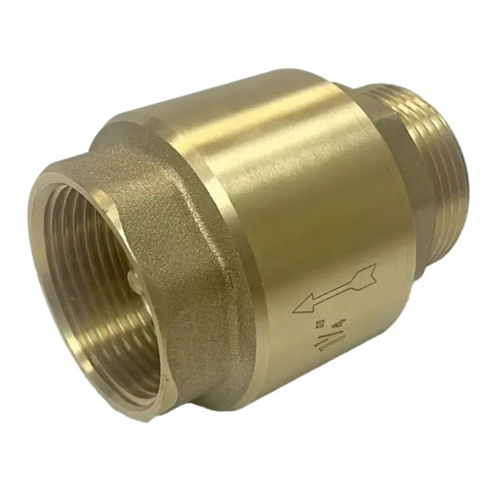 Клапан обратный Unipump магистральный (1”, латунь, резьба НР х ВР) Клапан обратный Unipump магистральный (1”, латунь, резьба НР х ВР)
