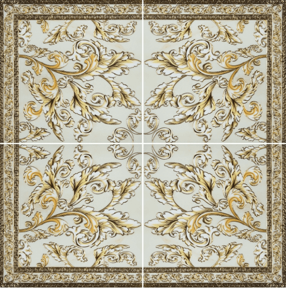 Infinity Ceramic Tiles Mola di Bari Roseton Jade 120x120 Декор