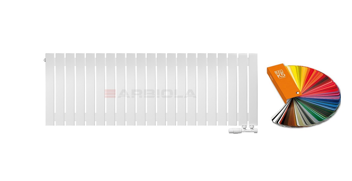 Arbiola Liner V 500-36-21 секции цветной вертикальный радиатор c нижним подключением Arbiola Liner V 500-36-21 секции цветной вертикальный радиатор c нижним подключением