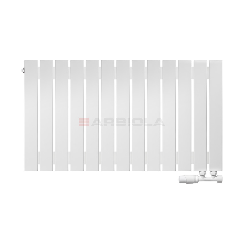Arbiola Liner V 500-36-13 секции белый вертикальный радиатор c нижним подключением Arbiola Liner V 500-36-13 секции белый вертикальный радиатор c нижним подключением