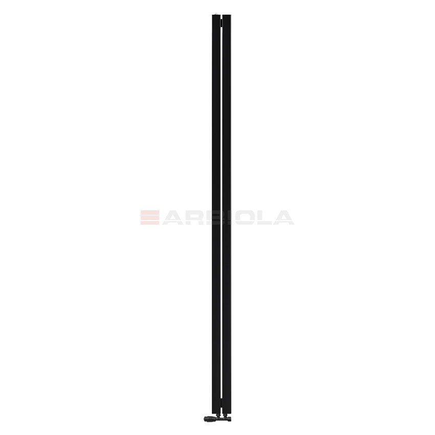 Arbiola Mono V 2500-60-02 секции черный вертикальный радиатор c нижним подключением