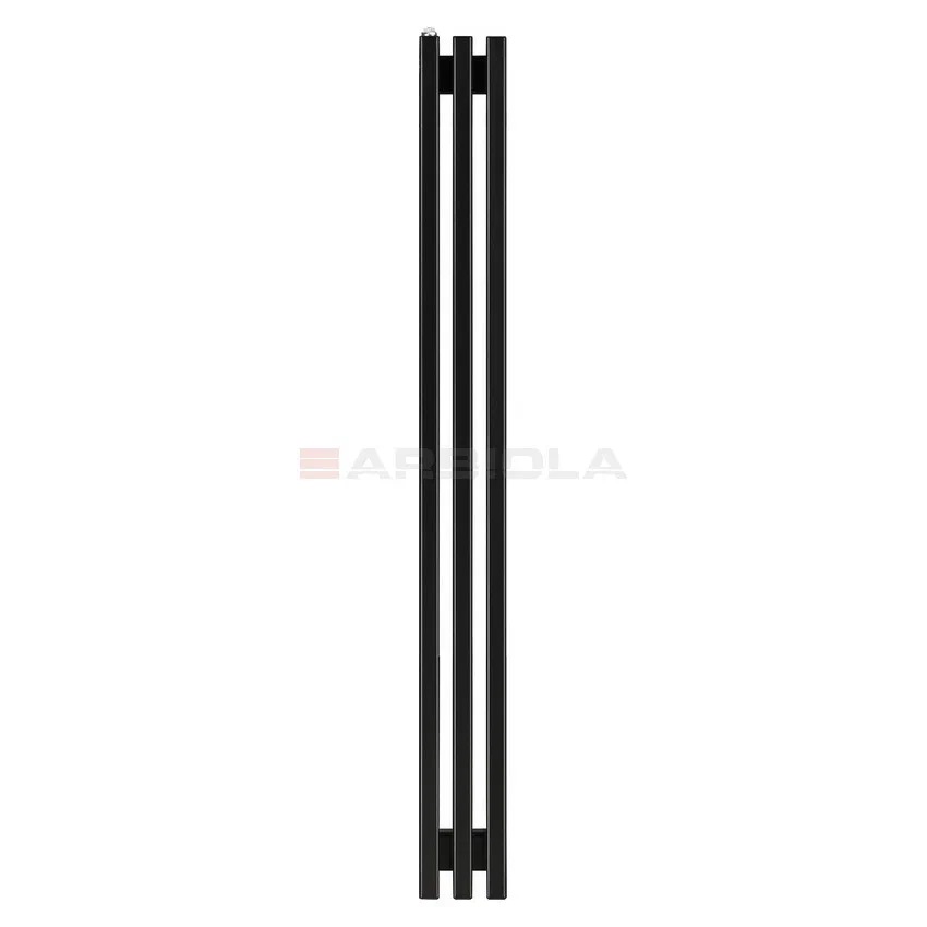 Arbiola Compact H 1250-63-03 секции черный вертикальный радиатор c боковым подключением Arbiola Compact H 1250-63-03 секции черный вертикальный радиатор c боковым подключением