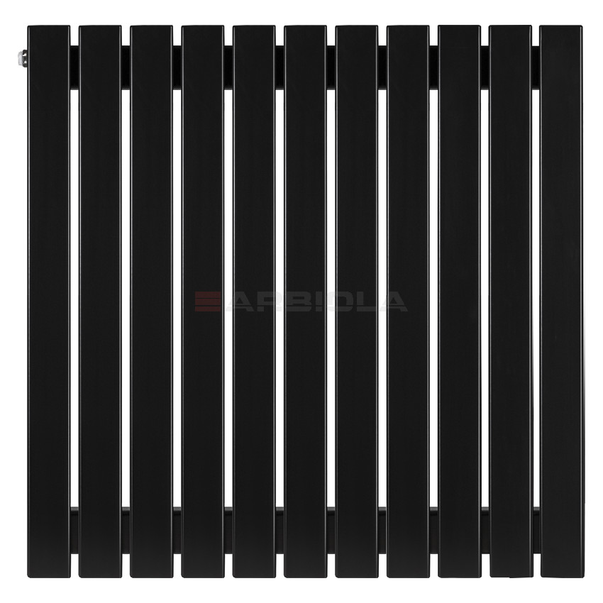 Arbiola Liner H 700-36-11 секции черный вертикальный радиатор c боковым подключением Arbiola Liner H 700-36-11 секции черный вертикальный радиатор c боковым подключением