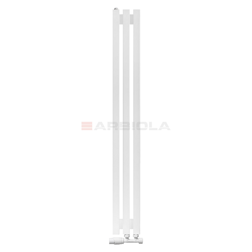 Arbiola Ritmo V 1250-40-03 секции белый вертикальный радиатор c нижним подключением Arbiola Ritmo V 1250-40-03 секции белый вертикальный радиатор c нижним подключением
