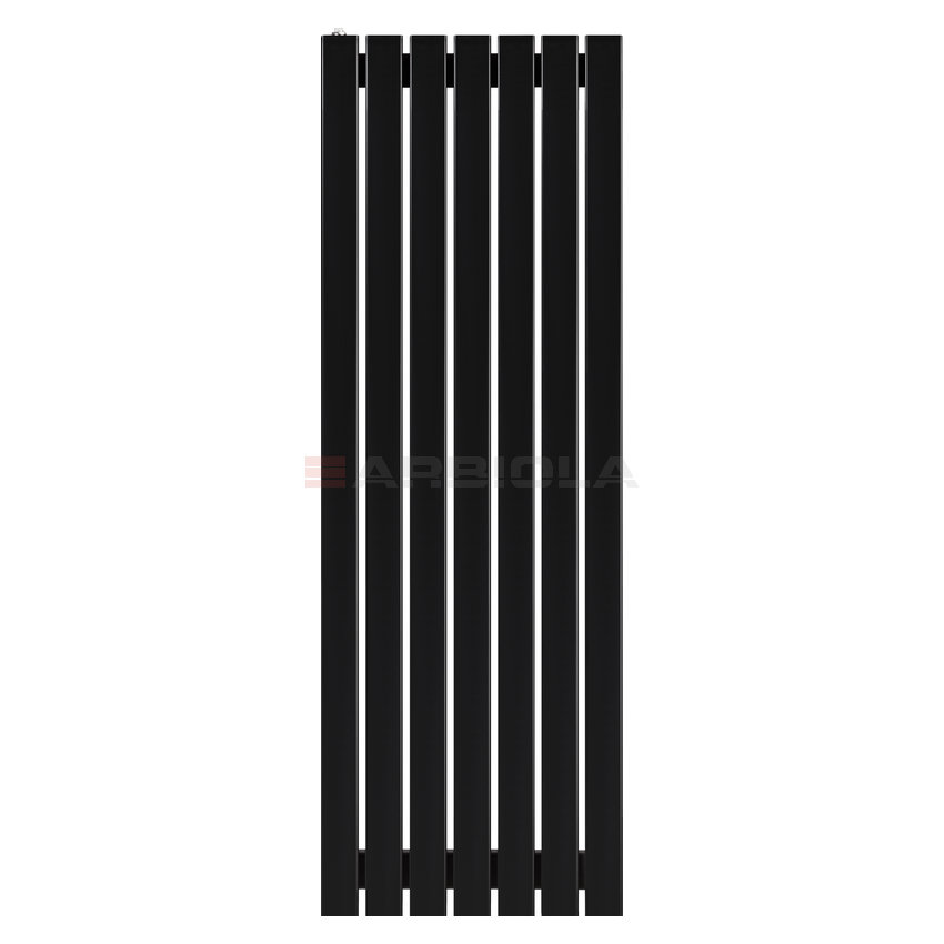 Arbiola Mono H 1250-60-07 секции черный вертикальный радиатор c боковым подключением Arbiola Mono H 1250-60-07 секции черный вертикальный радиатор c боковым подключением