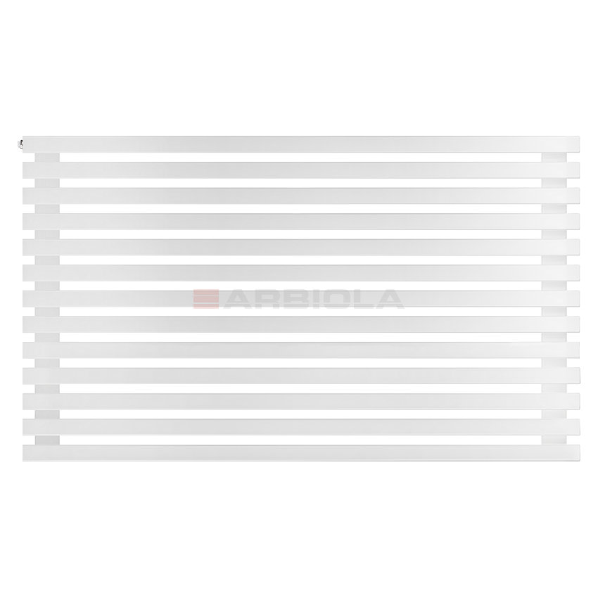Arbiola Gorizont Ritmo H 1200-40-13 секций белый горизонтальный радиатор c боковым подключением Arbiola Gorizont Ritmo H 1200-40-13 секций белый горизонтальный радиатор c боковым подключением