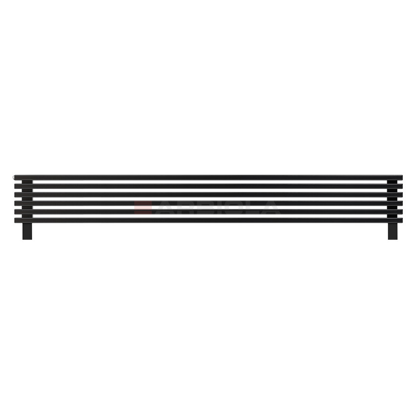Arbiola Gorizont Compact HZ 2200-63-06 секции черный горизонтальный радиатор c боковым подключением с ножками