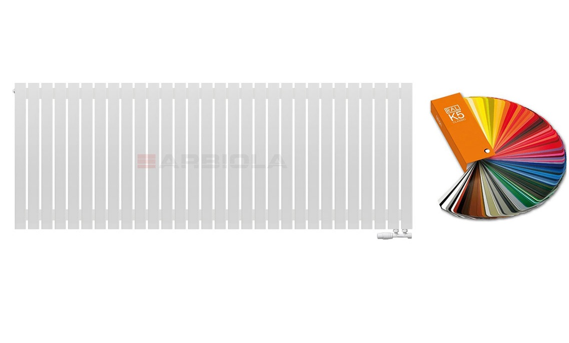 Arbiola Mono V 750-60-30 секции цветной вертикальный радиатор c нижним подключением Arbiola Mono V 750-60-30 секции цветной вертикальный радиатор c нижним подключением