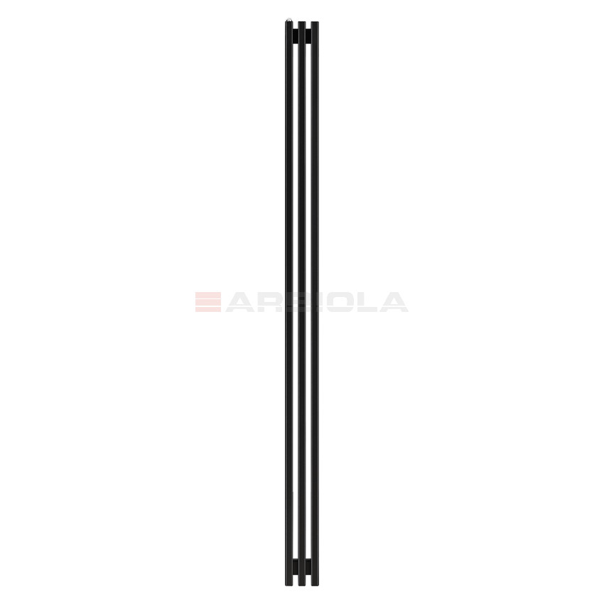 Arbiola Compact H 2200-63-03 секции черный вертикальный радиатор c боковым подключением Arbiola Compact H 2200-63-03 секции черный вертикальный радиатор c боковым подключением