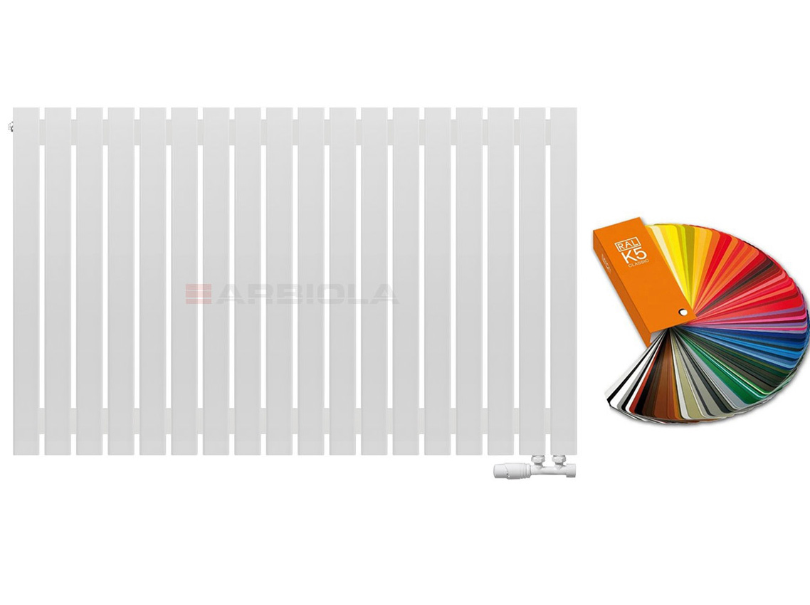 Arbiola Mono V 750-60-18 секции цветной вертикальный радиатор c нижним подключением Arbiola Mono V 750-60-18 секции цветной вертикальный радиатор c нижним подключением
