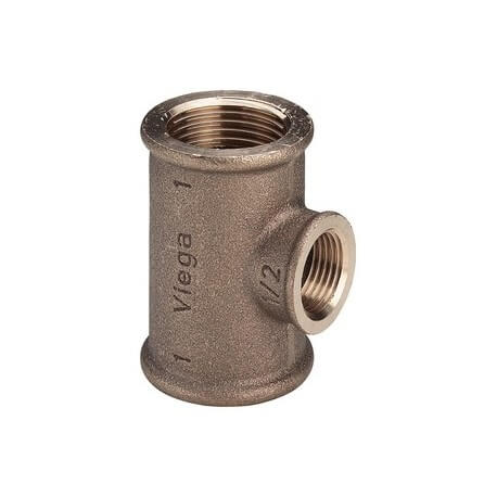 Viega Тройник бронзовый ВВ 1x3/4x1 Viega Тройник бронзовый ВВ 1x3/4x1
