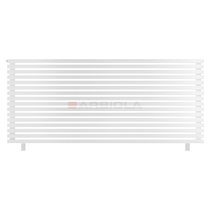 Arbiola Gorizont Ritmo HZ 2200-40-16 секций белый горизонтальный радиатор c боковым подключением (на ножках)