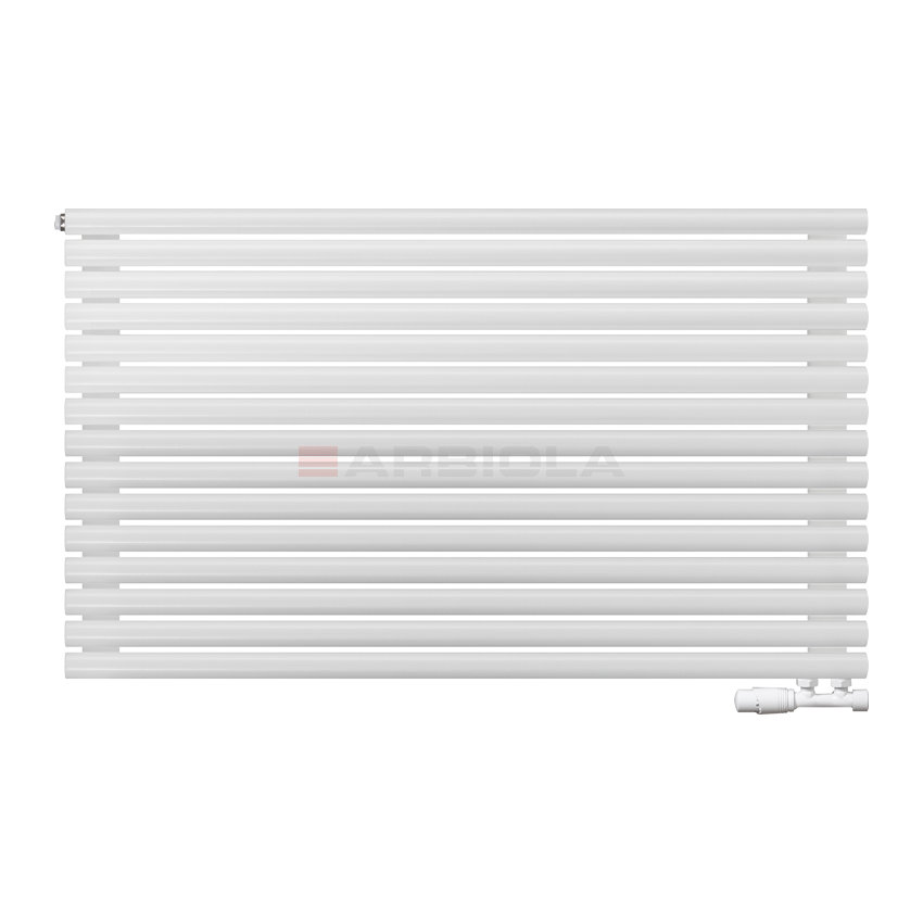 Arbiola Gorizont Iris V 1250-42-15 секции белый горизонтальный радиатор c нижним подключением Arbiola Gorizont Iris V 1250-42-15 секции белый горизонтальный радиатор c нижним подключением