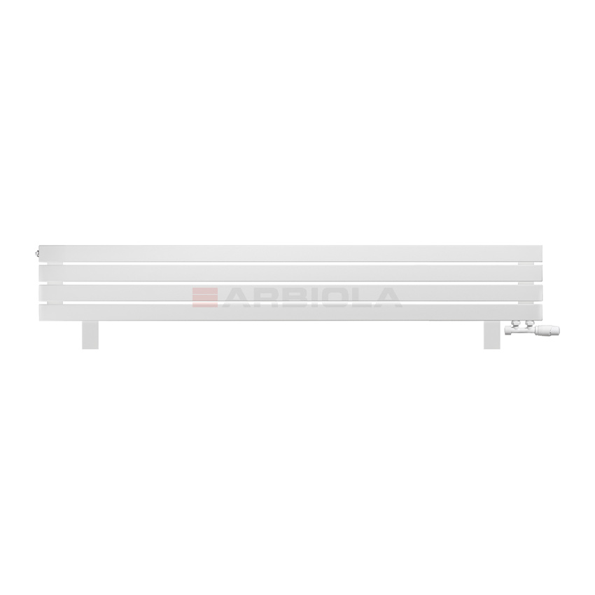 Arbiola Gorizont Liner VZ 1750-63-04 секции белый горизонтальный радиатор c нижним подключением с ножками Arbiola Gorizont Liner VZ 1750-63-04 секции белый горизонтальный радиатор c нижним подключением с ножками