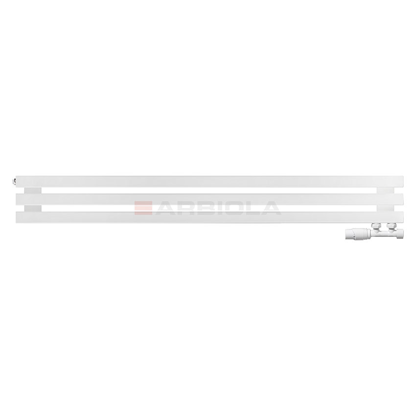 Arbiola Ritmo Gorizont V 1250-40-03 секции белый горизонтальный радиатор c нижним подключением Arbiola Ritmo Gorizont V 1250-40-03 секции белый горизонтальный радиатор c нижним подключением