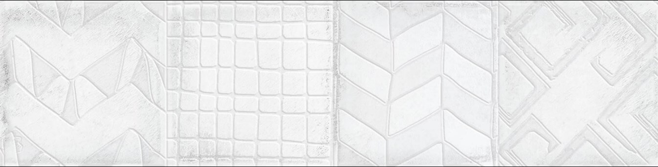 Cifre Alchimia Decor White 7,5х30 настенная плитка