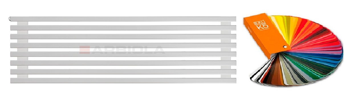 Arbiola Gorizont H 1250-63-08 секции цветной горизонтальный радиатор c боковым подключением