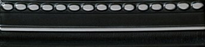 Tagina Fleur Deco Bordo punti rilievo argento Black 7×30 см Бордюр Tagina Fleur Deco Bordo punti rilievo argento Black 7×30 см Бордюр