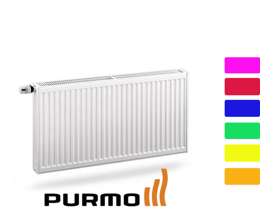 Purmo Ventil Compact CV33 900x2000 стальной панельный радиатор с нижним подключением Purmo Ventil Compact CV33 900x2000 стальной панельный радиатор с нижним подключением