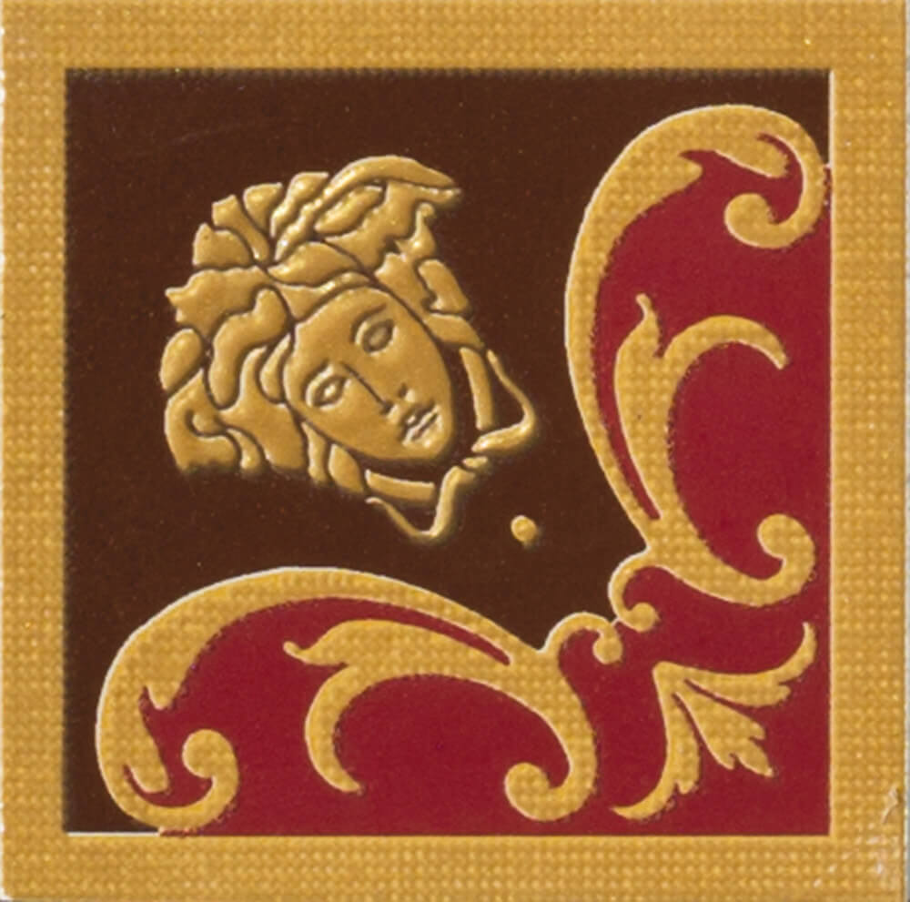 Versace Vanitas Girosp.Classica Rosso 11x11 см Вставка Versace Vanitas Girosp.Classica Rosso 11x11 см Вставка