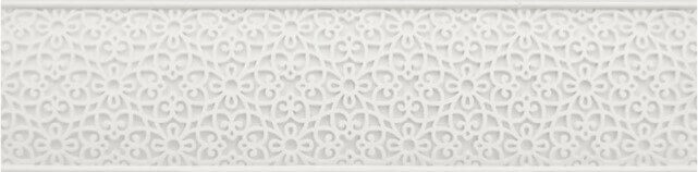 ITT Ceramic Alchemy White Cenefa 10 X39,8 см Бордюр ITT Ceramic Alchemy White Cenefa 10 X39,8 см Бордюр