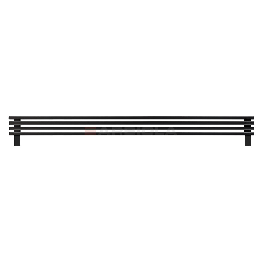 Arbiola Gorizont Compact HZ 2200-63-04 секции черный горизонтальный радиатор c боковым подключением с ножками