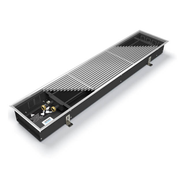 Varmann Ntherm 300-110-2200 Внутрипольный водяной конвектор с естественной конвекцией Varmann Ntherm 300-110-2200 Внутрипольный водяной конвектор с естественной конвекцией