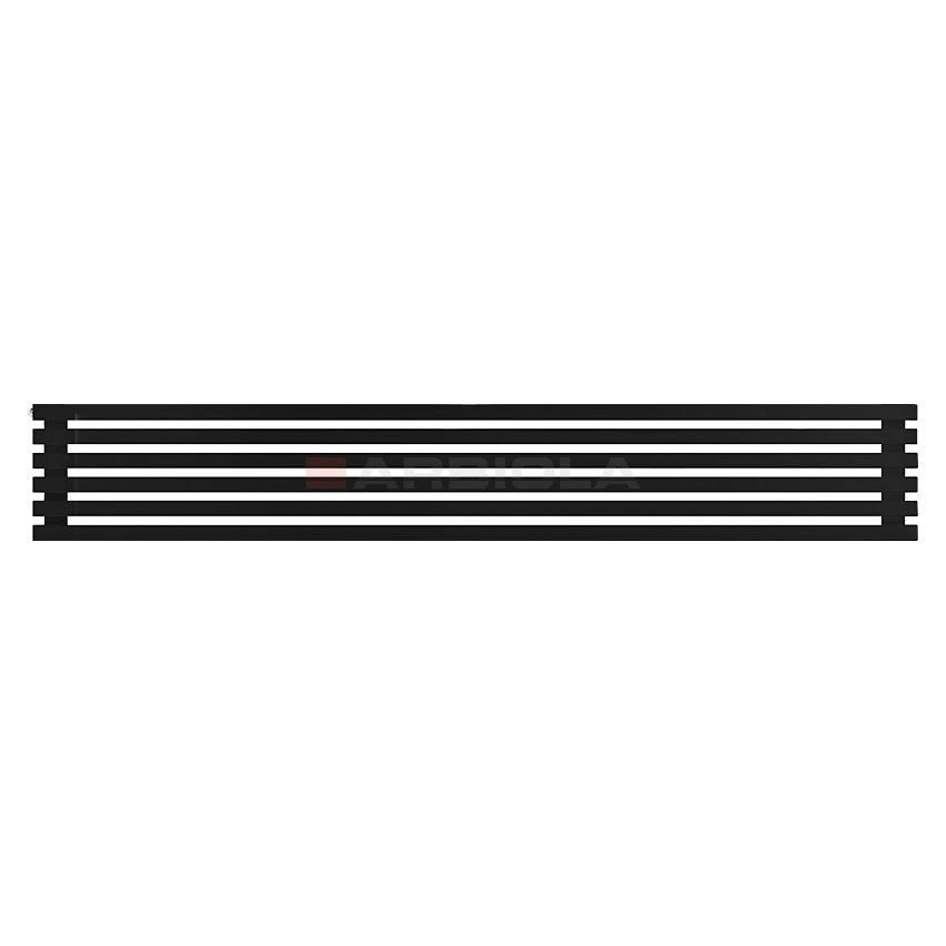 Arbiola Gorizont Ritmo H 2200-40-06 секций чёрный горизонтальный радиатор c боковым подключением