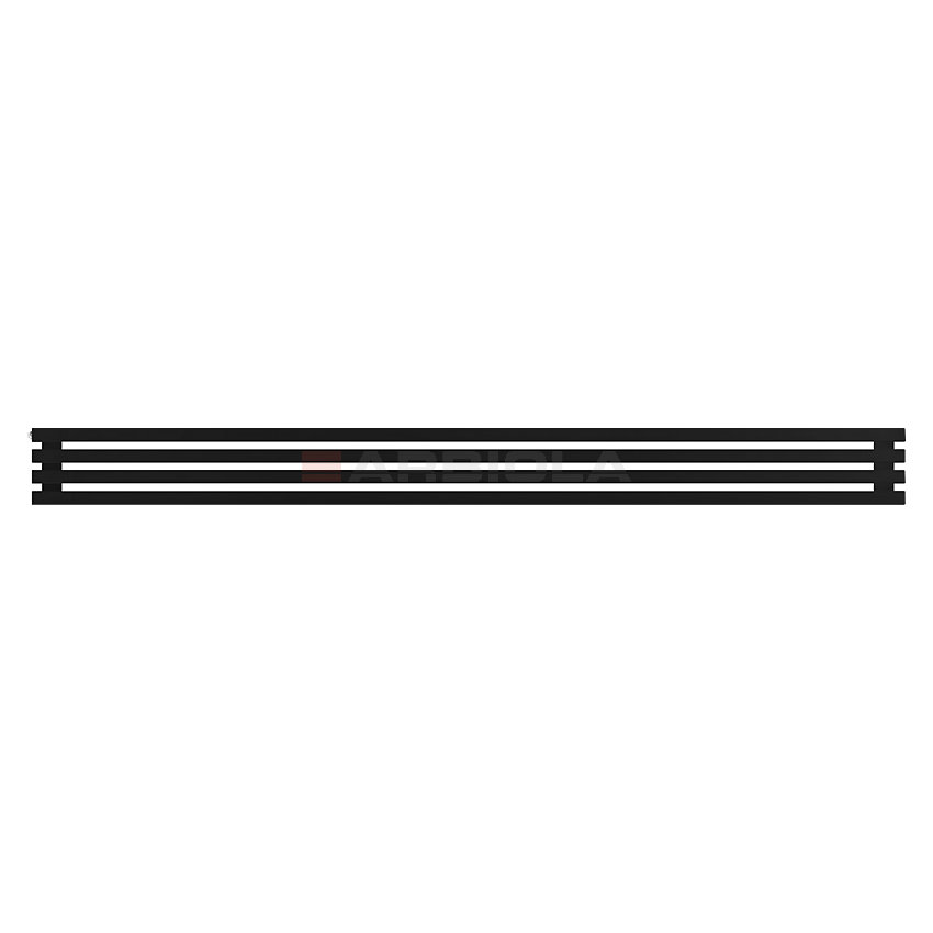 Arbiola Gorizont Ritmo H 2500-40-04 секции чёрный горизонтальный радиатор c боковым подключением