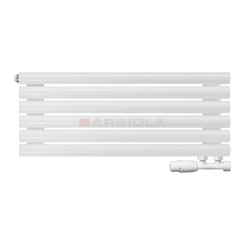 Arbiola Gorizont Iris V 1000-42-06 секции белый горизонтальный радиатор c нижним подключением Arbiola Gorizont Iris V 1000-42-06 секции белый горизонтальный радиатор c нижним подключением