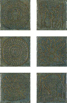 Cerdomus, Kyr. BR 1-6 Golden Green ZCJW 15x15 декоративный элемент Cerdomus, Kyr. BR 1-6 Golden Green ZCJW 15x15 декоративный элемент